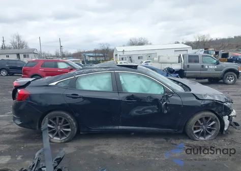 2020 Honda Civic Ex из США, поврежденный, VIN 19XFC1F3XLE209492